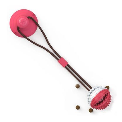 Suction Cup Dog Toy — Interactive Tug & Chew Ball for Solo Play