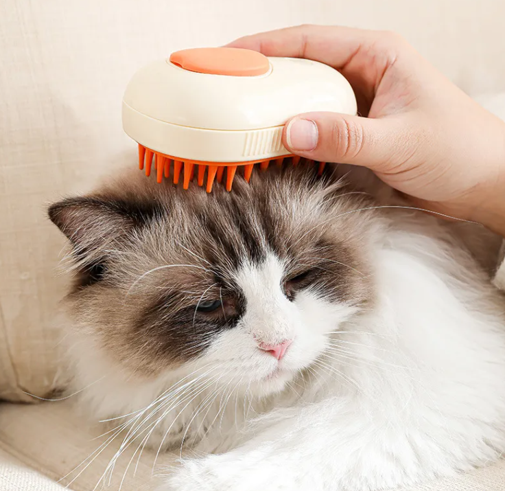 Self-Cleaning Pet Grooming Brush — Deshedding Slicker Brush for Dogs & Cats