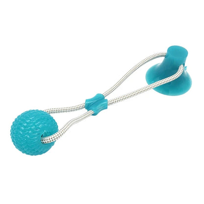 Suction Cup Dog Toy — Interactive Tug & Chew Ball for Solo Play
