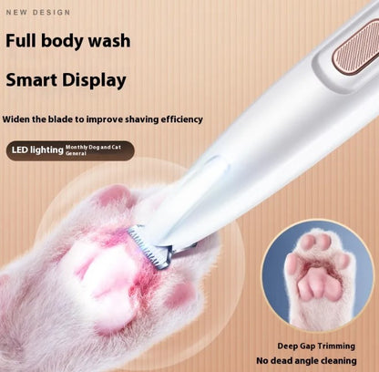 Pet Paw Trimmer with LED Light — Safe & Precise Nail Grooming for Dogs & Cats