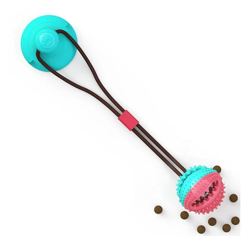 Suction Cup Dog Toy — Interactive Tug & Chew Ball for Solo Play