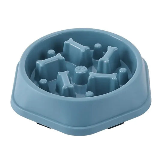 Slow Feeder Dog Bowl — Anti-Gulping Puzzle Bowl for Healthy, Mindful Eating