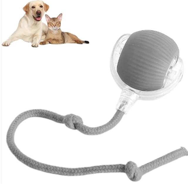 Smart Auto-Rolling Pet Ball — Interactive Electronic Toy for Dogs & Cats
